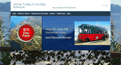 Desktop Screenshot of homertrolley.com